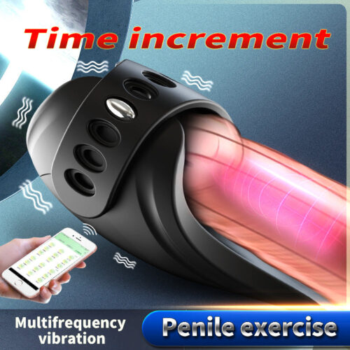 Men's exerciser Penile Physical exercise Time increment Remote control - Image 4