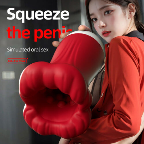 2024 new arrival Big Mouth APP Remote Control BlowJob Male Masturbator Male Penis Trainer - Image 5