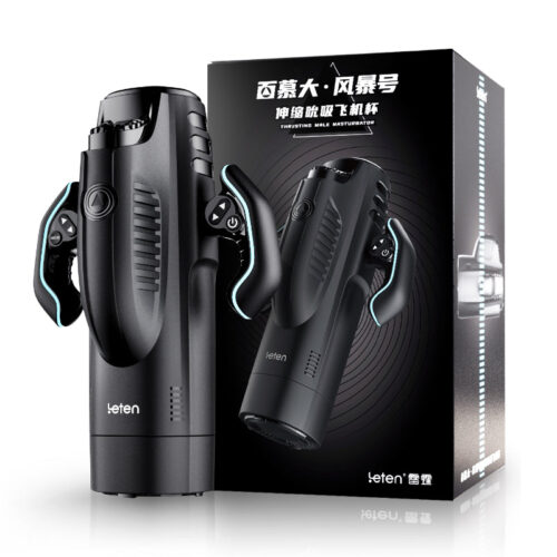 New Leten Bermuda Automatic Telescopic Sucking Heating Strong Male Masturbator - Image 7