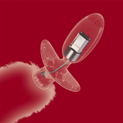 UPKO Remote control Swinging&Vibrating Anal Plug With Fox Fur Tail - Image 10