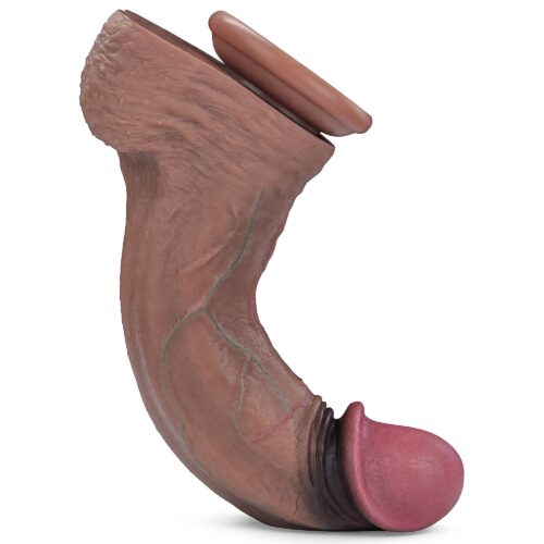 13" Huge Thick XXXL Dual Density Silicone Realistic Dildo with Hyper-Realistic Veins - Image 3