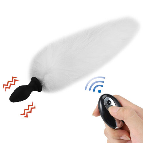 Runyu Silicone vibrating anal plug can replace fox tail hair - Image 10