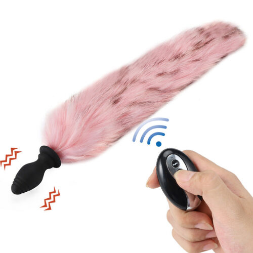 Runyu Silicone vibrating anal plug can replace fox tail hair - Image 13