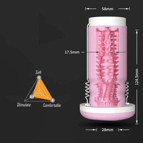 Jissbon S1 Thrusting Vibrates Hand Masturbator - Image 6