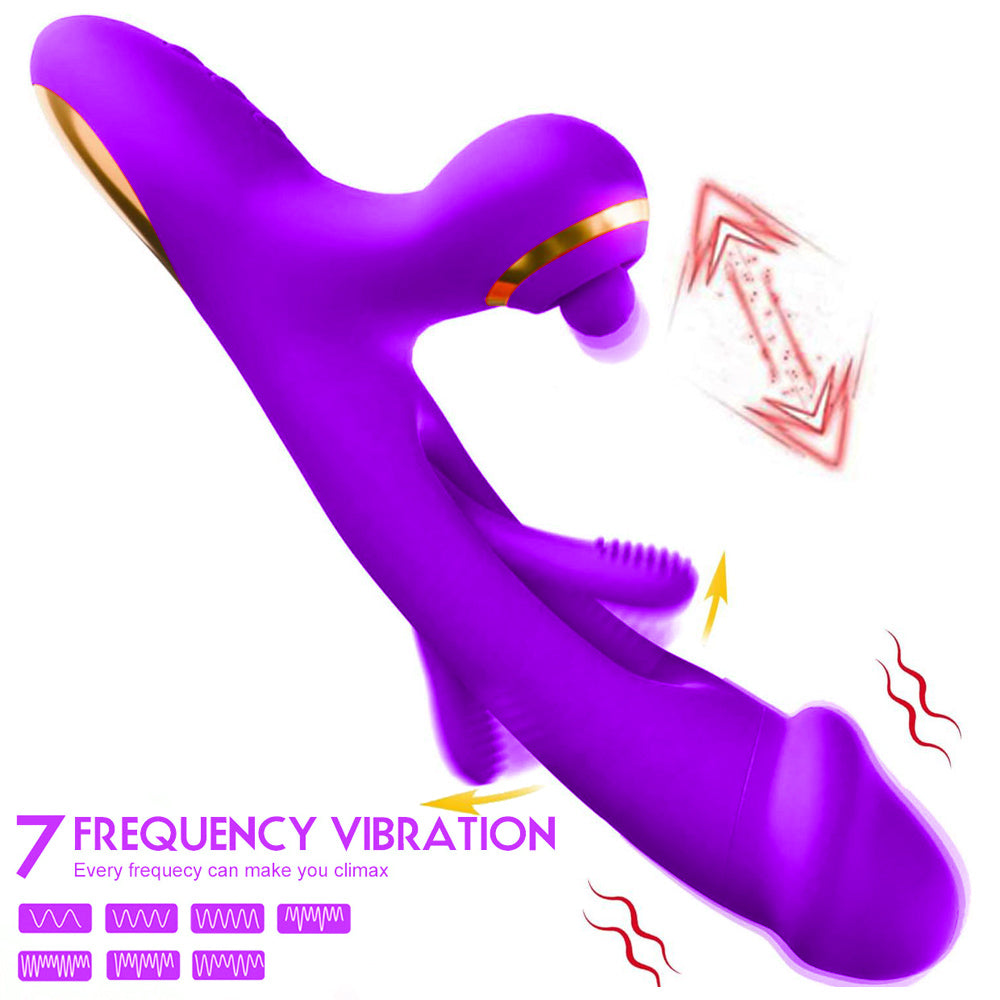 2024 hot sale Thrusting Dildo female Flapping Tapping vibrating vibrator - product photo 6