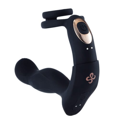 2024 new arrival Lockink Sevanda Black Mamba Prostate Cock Ring Massager - main product photo