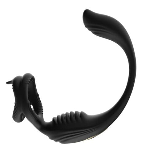 2024 new HGOD 3 in 1 Vibrator Penis Stretch Ring Anal Prostate cock ring Massager With Control - product photo 9