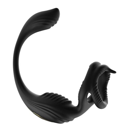 2024 new HGOD 3 in 1 Vibrator Penis Stretch Ring Anal Prostate cock ring Massager With Control - product photo 10