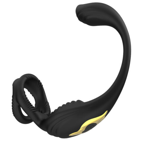 2024 new HGOD 3 in 1 Vibrator Penis Stretch Ring Anal Prostate cock ring Massager With Control - Image 3