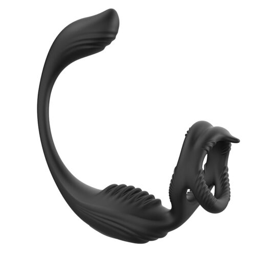 2024 new HGOD 3 in 1 Vibrator Penis Stretch Ring Anal Prostate cock ring Massager With Control - Image 4