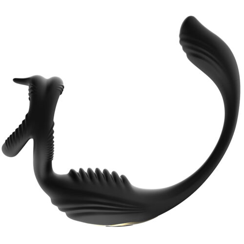 2024 new HGOD 3 in 1 Vibrator Penis Stretch Ring Anal Prostate cock ring Massager With Control - Image 6