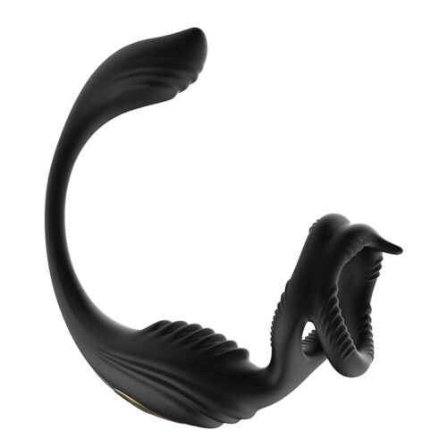 2024 new HGOD 3 in 1 Vibrator Penis Stretch Ring Anal Prostate cock ring Massager With Control - Image 10