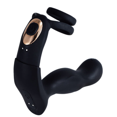 Alternative view of 2024 new arrival Lockink Sevanda Black Mamba Prostate Cock Ring Massager