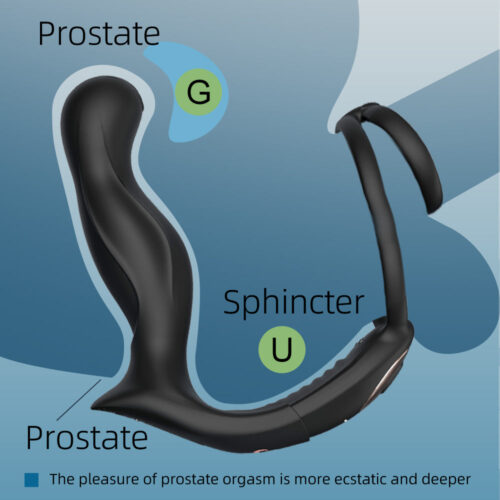 2024 new arrival Lockink Sevanda Black Mamba Prostate Cock Ring Massager - Image 13