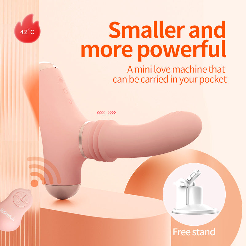 2024 New arrival ROOMFUN Strong Shock Heated Vibrators with APP control Sexy Rotating Masturbator for women - Image 3