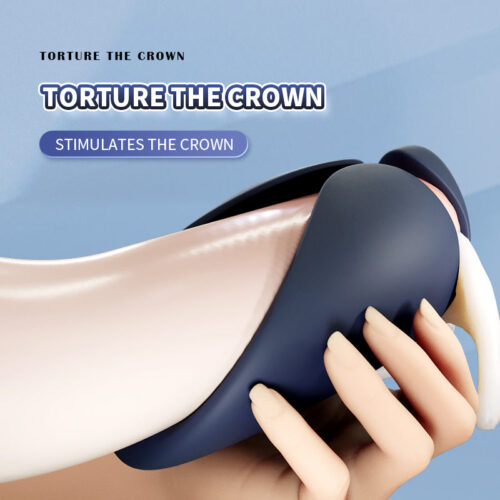 Powerful Vibrator Glans Massager Penis Stimulator Men's Horse Eye Trainer - Image 2