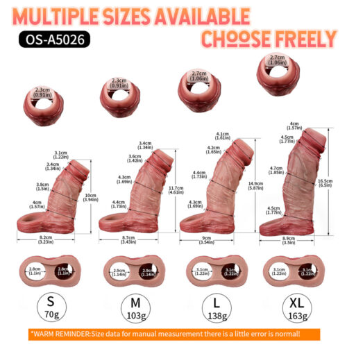 FAAK 5026 Realistic Penis Sleeve Sheath cocksleeve sex toys - Image 5