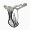 316 Stainless steel hollow female Chastity belt with vagina anal plug for women - main product photo