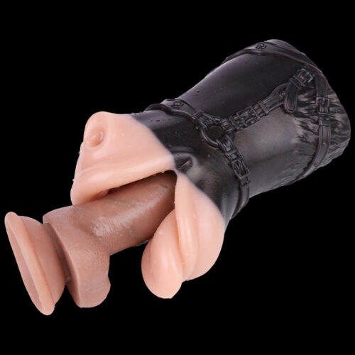Realistic Horse Mouth Pocket Pussy Masturbator Animal Oral Sex Penis Massage - Image 10