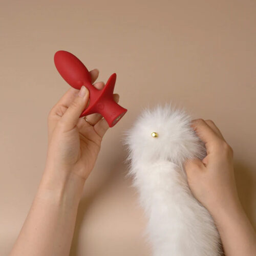 UPKO Remote control Swinging&Vibrating Anal Plug With Fox Fur Tail - Image 16