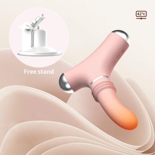 2024 New arrival ROOMFUN Strong Shock Heated Vibrators with APP control Sexy Rotating Masturbator for women - Image 4