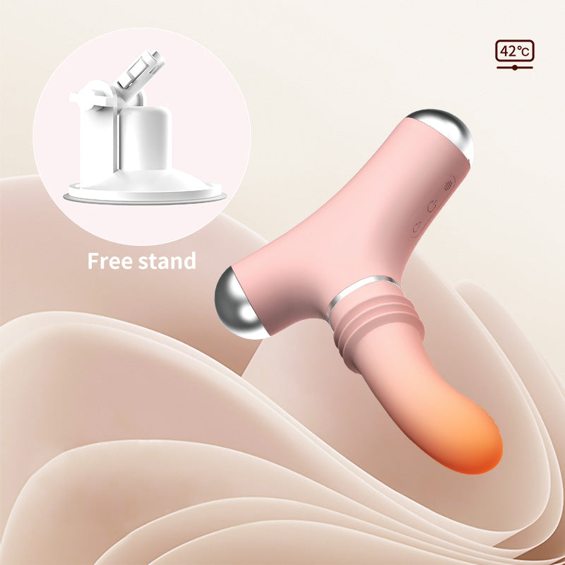 2024 New arrival ROOMFUN Strong Shock Heated Vibrators with APP control Sexy Rotating Masturbator for women - Image 4