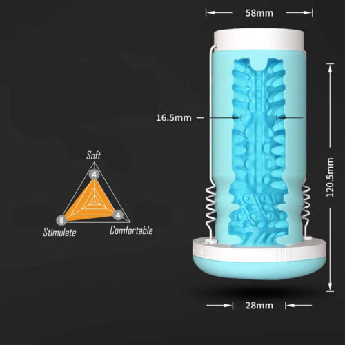 Jissbon S1 Thrusting Vibrates Hand Masturbator - Image 4