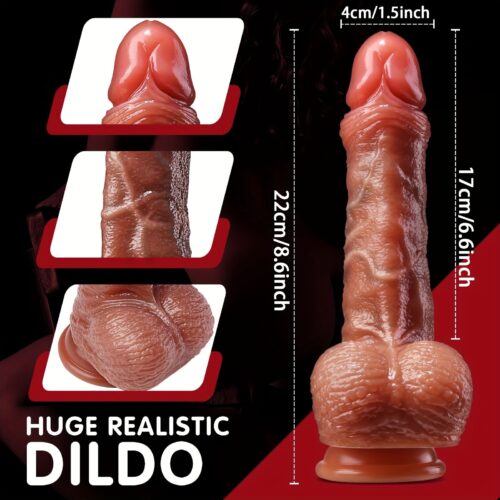 YIQU 4 In 1 Realistic Dildos With 10 Thrusting 10 Vibration Rotation Heating Dildo - Image 4