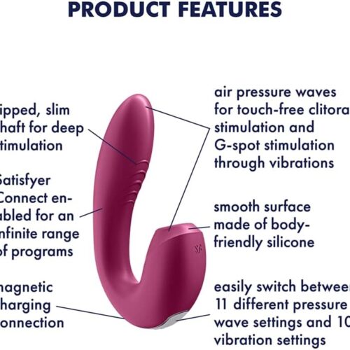 Satisfyer Sunray G Spot clitoral stimulation air-Pulse Vibrator With APP - Image 2