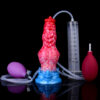 5244 Ejaculating Dog Dildo Anal Butt Plug Inflatable Anal Dildos - main product photo
