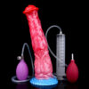 5256 Silicone inflatable Dog Dildo Squeeze Squirting Adult toys - main product photo