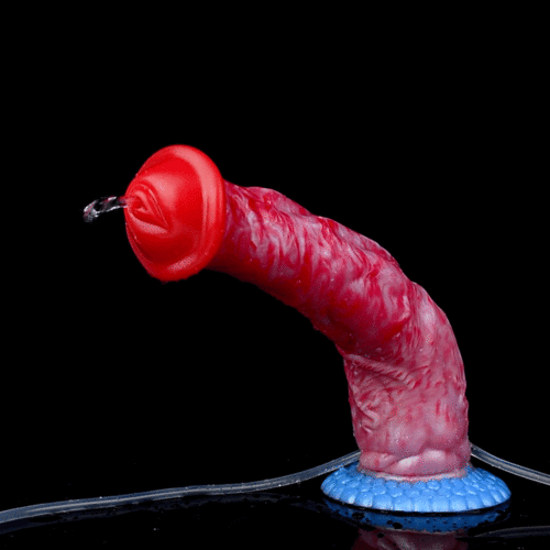 5256 Silicone inflatable Dog Dildo Squeeze Squirting Adult toys - Image 4