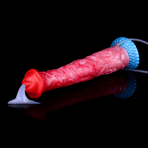 5256 Silicone inflatable Dog Dildo Squeeze Squirting Adult toys - Image 6