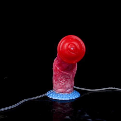 5256 Silicone inflatable Dog Dildo Squeeze Squirting Adult toys - Image 7