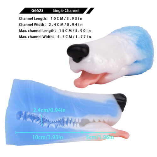 Cute Snoopy Dog-Mouth Blowjob Pocket Pussy - Fantasy Penis Massage Oral Sex Masturbator - Image 17