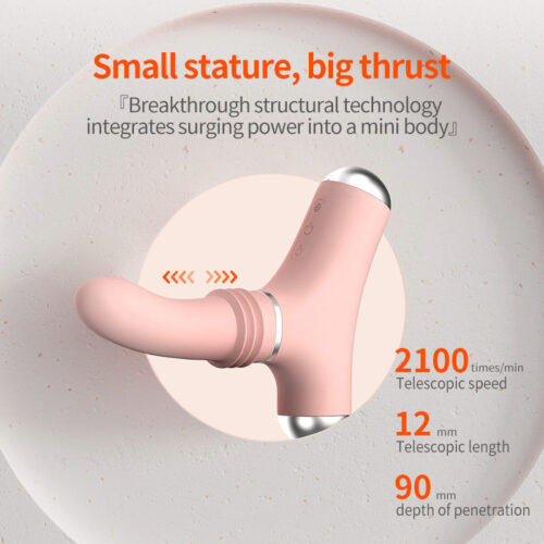 2024 New arrival ROOMFUN Strong Shock Heated Vibrators with APP control Sexy Rotating Masturbator for women - Image 6