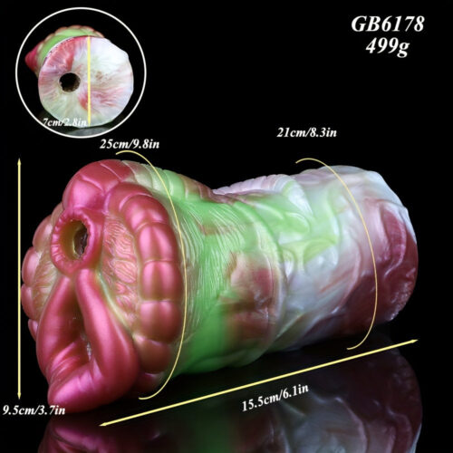 Bristle Monster Silicone Pocket Pussy Penis Exercise Masturbator - Image 6