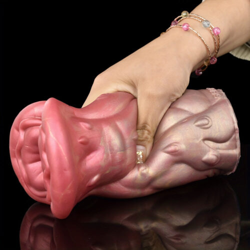 Alien Male Masturbation Device Silicone Pocket Pussy Penis Exercise Masturbator
