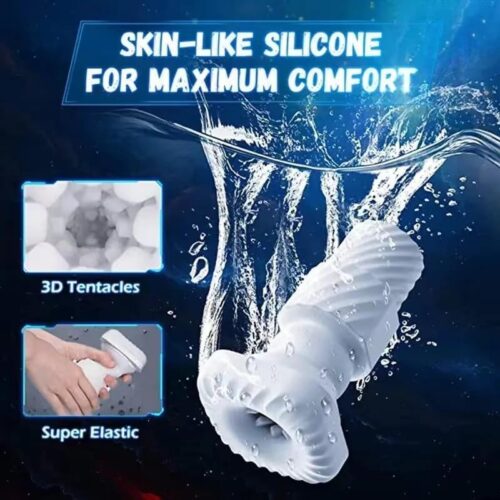 Easylive 6 Automatic Thrusting Vibrating Heating Blowjob Male Masturbators - Image 7