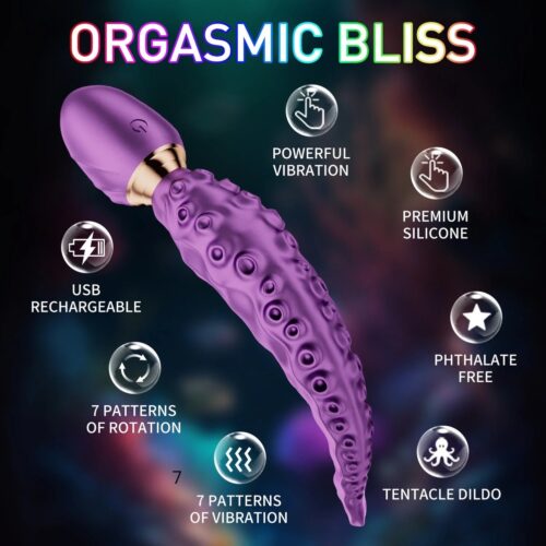 Octopus Vibrator Tentacle Butt Plug - Image 3
