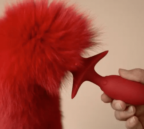 UPKO Remote control Swinging&Vibrating Anal Plug With Fox Fur Tail - Image 17
