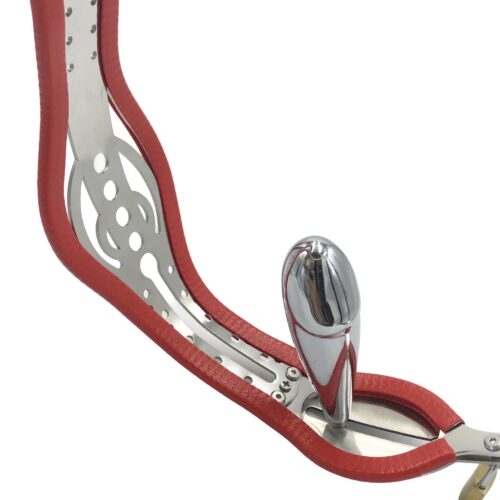 Press Lock Male Full Adjustable Stainless Steel Chastity Belt Cock Penis Cage for men - Image 5