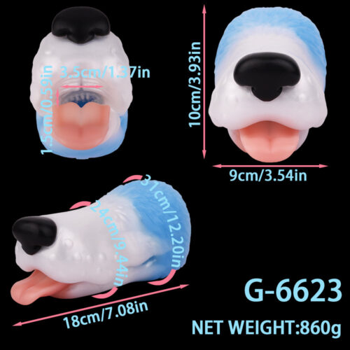 Alternative view of Cute Snoopy Dog-Mouth Blowjob Pocket Pussy - Fantasy Penis Massage Oral Sex Masturbator