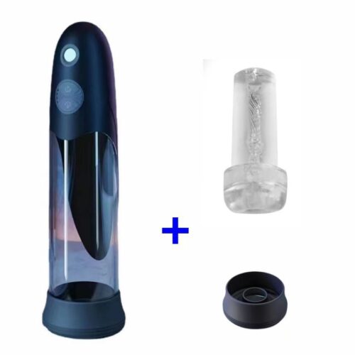 BathFun Automatic Waterproof Pump Penis Enlarger Male Masturbator - Image 4