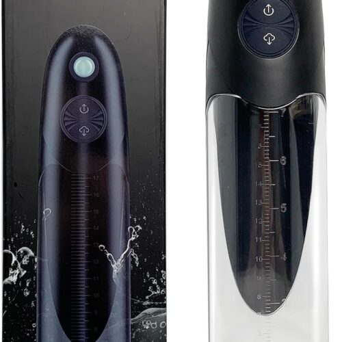 BathFun Automatic Waterproof Pump Penis Enlarger Male Masturbator