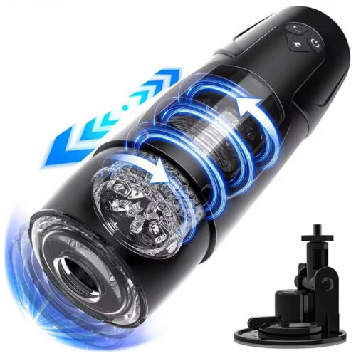 Dark Knight Automatic Thrusting Rotation Real Moan Male Masturbator - Image 7