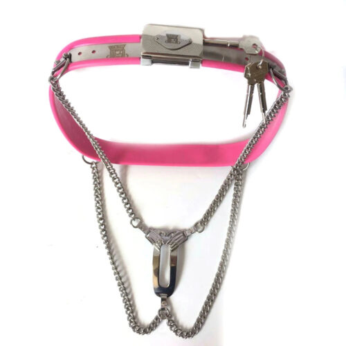 Black Emperor chains breathable invisible chastity belt