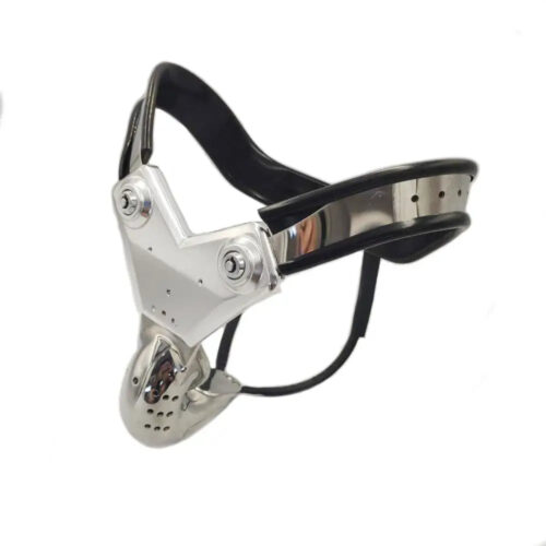 Black Emperor stainless steel male underwear chastity belt - Image 3