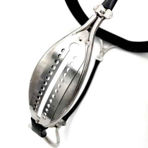 Black Emperor Stainless Steel Y-type Female Chastity Belt - Image 3