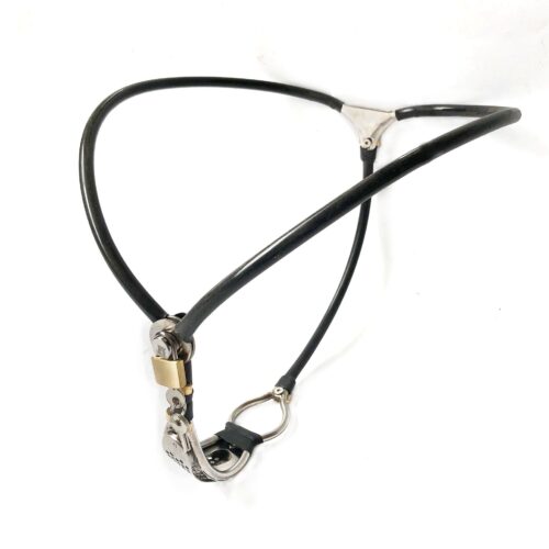 Black Emperor Y-Type Female Chastity Trousers Stainless Steel Stealth Chastity Belt - Image 4
